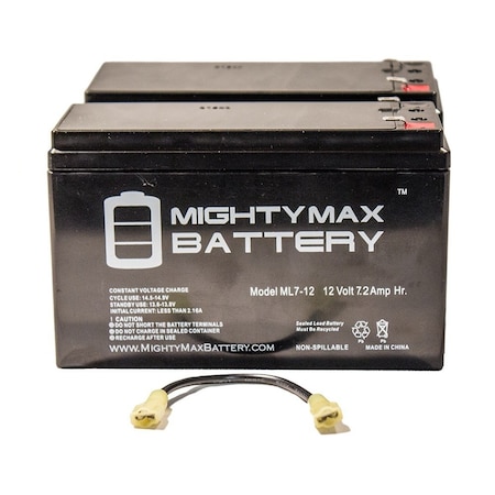 RBC5 APC Replacement Batteries 12V 7AH X 2